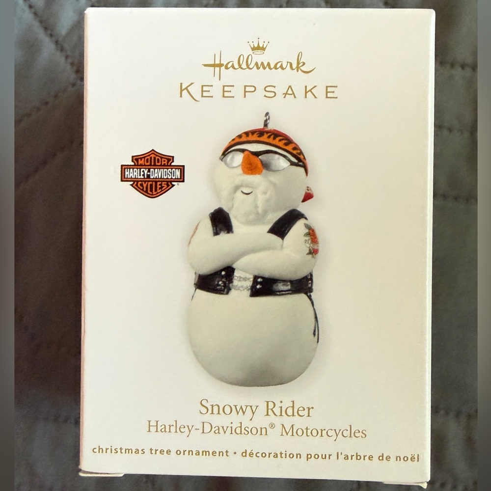 Hallmark Harley-Davidson Snowy Rider Ornament